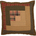 Tea Cabin Patch Pillow 12x12