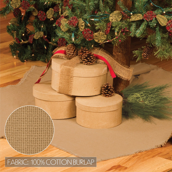 Burlap Natural Tree Skirt 48