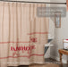 Sawyer Mill Red Farmhouse Living Shower Curtain 72x72