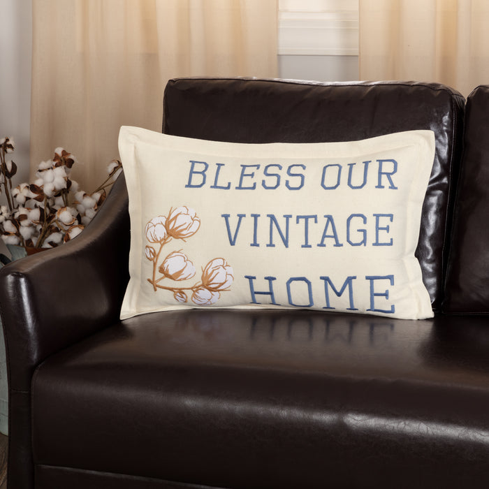 Ashmont Bless Our Vintage Home Pillow 14x22