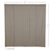 Ashmont Ticking Stripe Shower Curtain 72x72