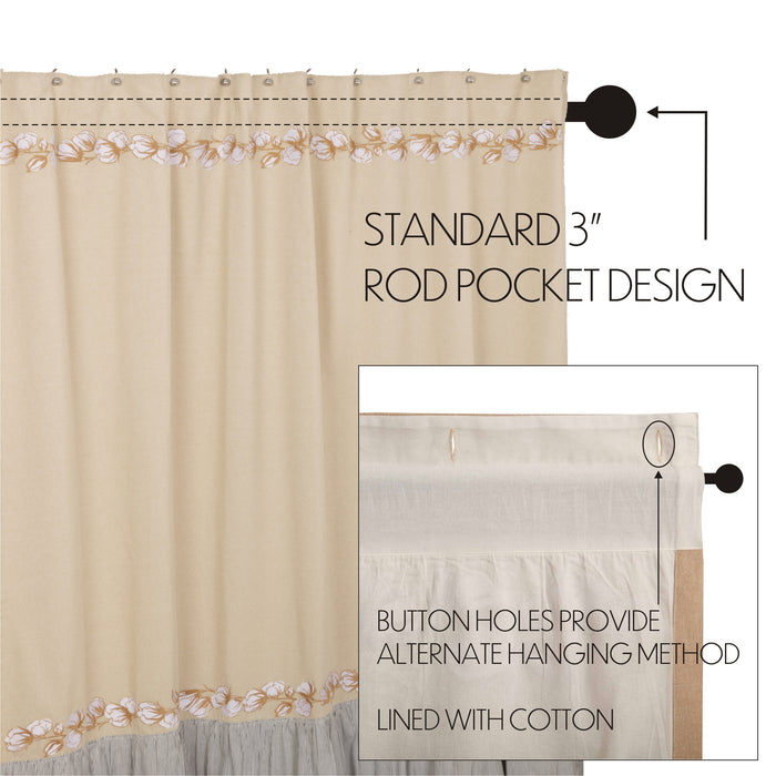 Ashmont Cotton Shower Curtain 72x72