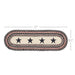 Colonial Star Jute Stair Tread Oval Latex 8.5x27