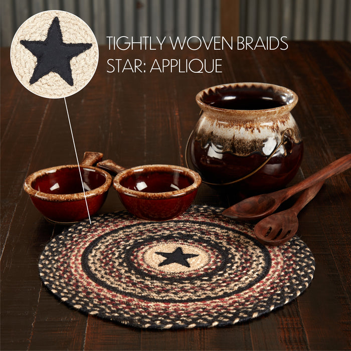 Colonial Star Jute Trivet 15