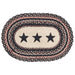 Colonial Star Jute Oval Placemat 12x18