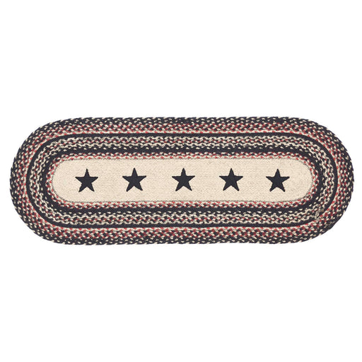 Colonial Star Jute Oval Runner 13x36