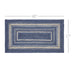 Great Falls Blue Jute Rug Rect w/ Pad 27x48