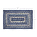 Great Falls Blue Jute Rect Placemat 12x18