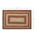 Ginger Spice Jute Rug Rect w/ Pad 20x30