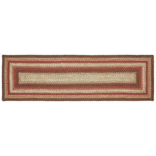 Ginger Spice Jute Rug/Runner Rect w/ Pad 22x72