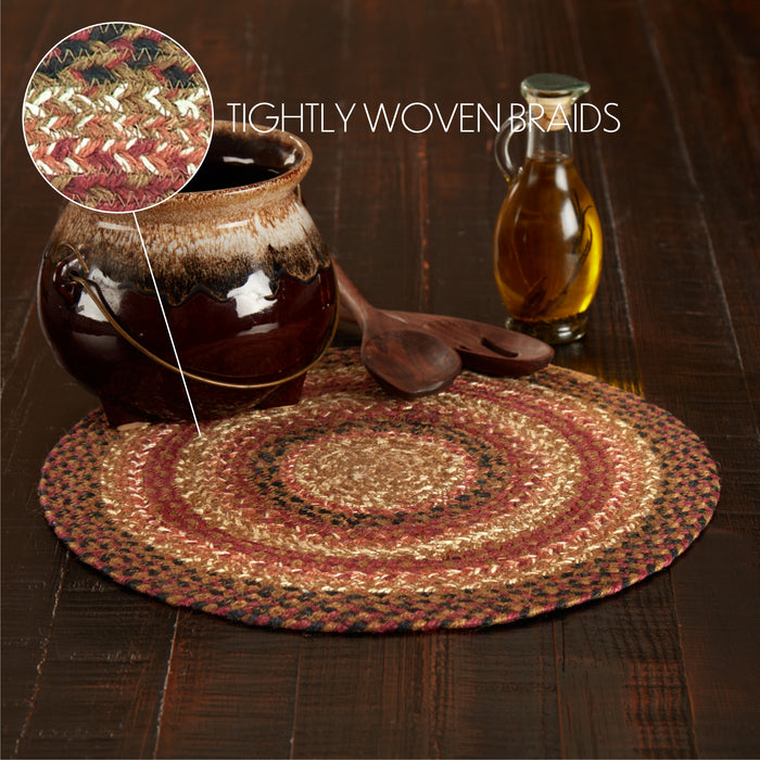 Ginger Spice Jute Trivet 15