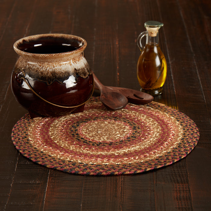 Ginger Spice Jute Trivet 15