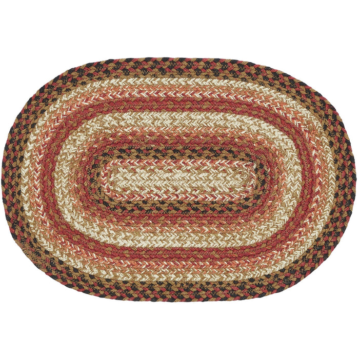 Ginger Spice Jute Oval Placemat 12x18