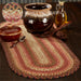 Ginger Spice Jute Oval Runner 13x36