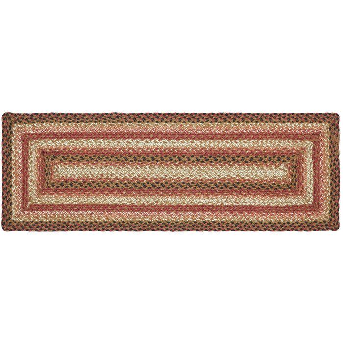 Ginger Spice Jute Rect Runner 13x36