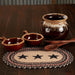 Colonial Star Jute Oval Placemat 10x15