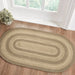 Cobblestone Jute Rug Oval w/ Pad 27x48