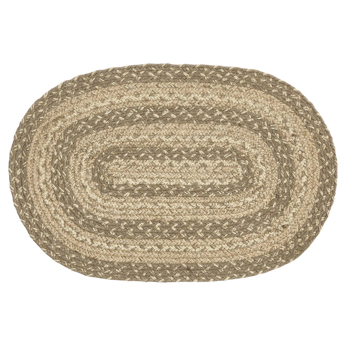 Cobblestone Jute Oval Placemat 12x18