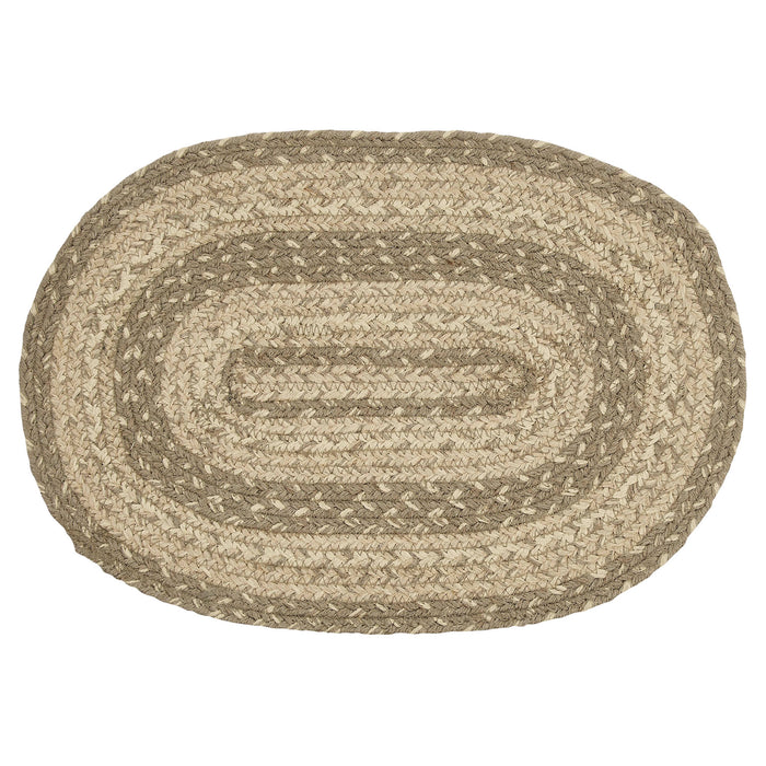 Cobblestone Jute Oval Placemat 10x15