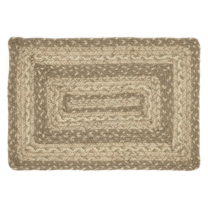 Cobblestone Jute Rect Placemat 10x15