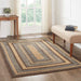 Espresso Jute Rug Rect w/ Pad 60x96