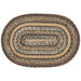 Espresso Jute Oval Placemat 12x18