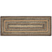 Espresso Jute Rect Runner 13x36