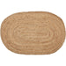 Natural Jute Rug Oval w/ Pad 20x30