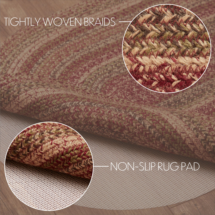 Cider Mill Jute Rug Oval w/ Pad 27x48