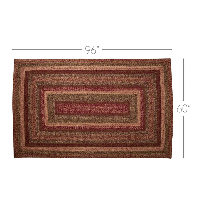 Cider Mill Jute Rug Rect w/ Pad 60x96