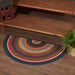 Stratton Jute Rug Half Circle w/ Pad 16.5x33