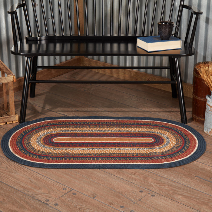 Stratton Jute Rug Oval w/ Pad 27x48