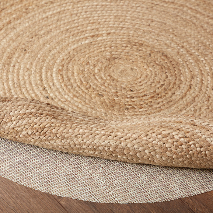 Harlow Jute Rug w/ Pad 3ft Round