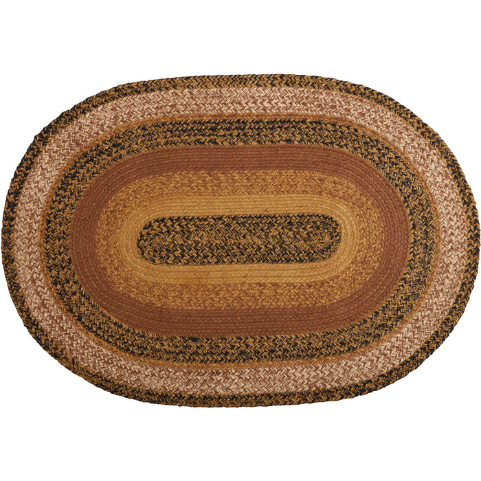 Kettle Grove Jute Rug Oval w/ Pad 24x36