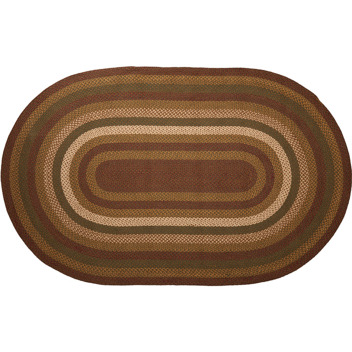 Tea Cabin Jute Rug Oval w/ Pad 60x96