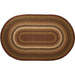 Tea Cabin Jute Rug Oval w/ Pad 60x96