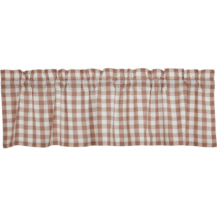 Annie Buffalo Portabella Check Valance 16x60