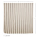 Grace Grain Sack Stripe Shower Curtain 72x72