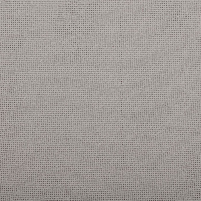 Burlap Dove Grey Fringed Queen Bed Skirt 60x80x16