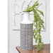 Farmhouse Check Enamel Vase Large