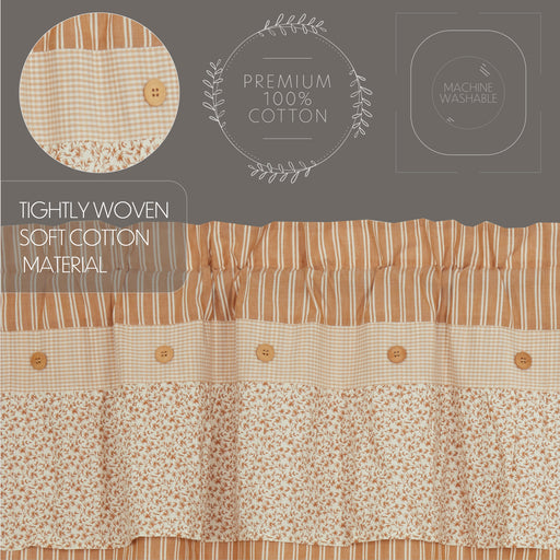 Camilia Ruffled Valance 19x72