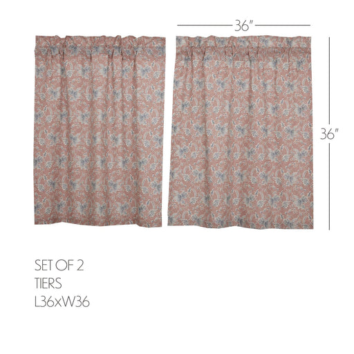 Kaila Floral Tier Set of 2 L36xW36