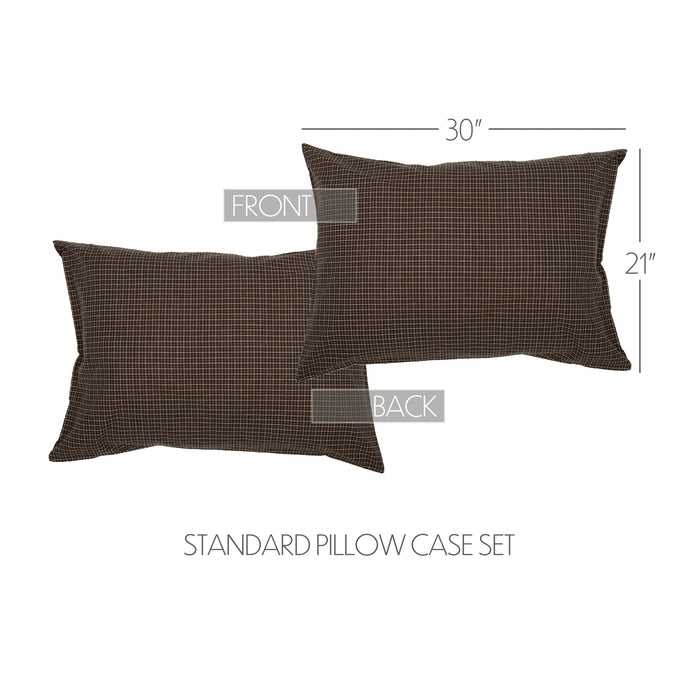 Kettle Grove Standard Pillow Case Set of 2 21x30