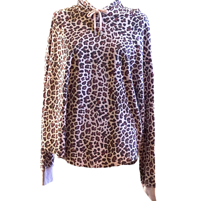 Victoria Secret Leopard Print Hoodie Soft M