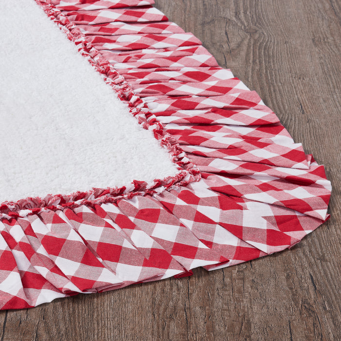 Annie Buffalo Red Check Bathmat 20x30