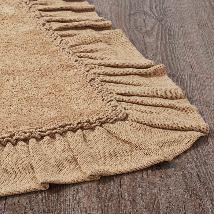 Burlap Natural Bathmat 20x30