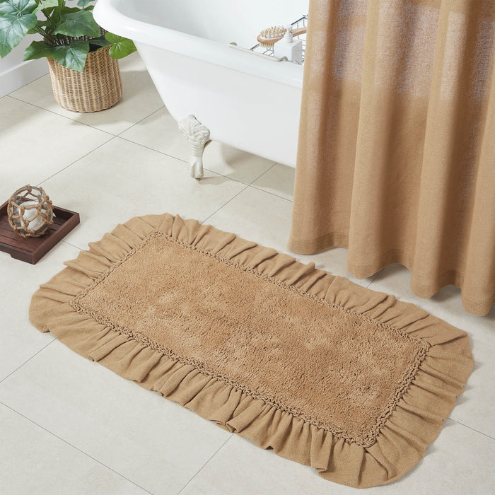 Burlap Natural Bathmat 27x48