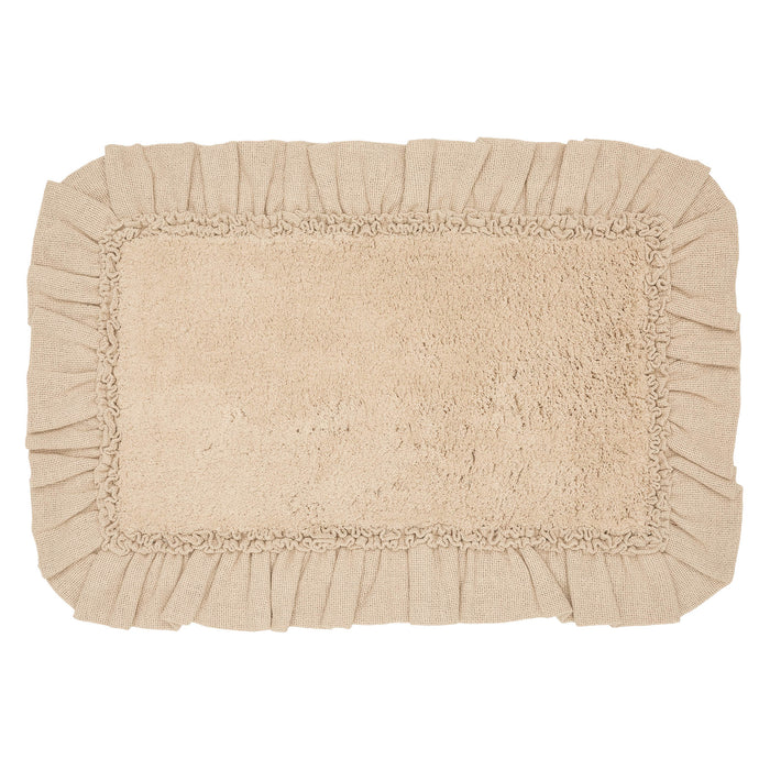 Burlap Vintage Bathmat 20x30