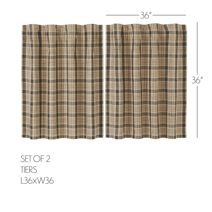 Cider Mill Plaid Tier Set of 2 L36xW36