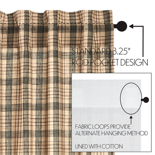 Cider Mill Plaid Valance 16x90